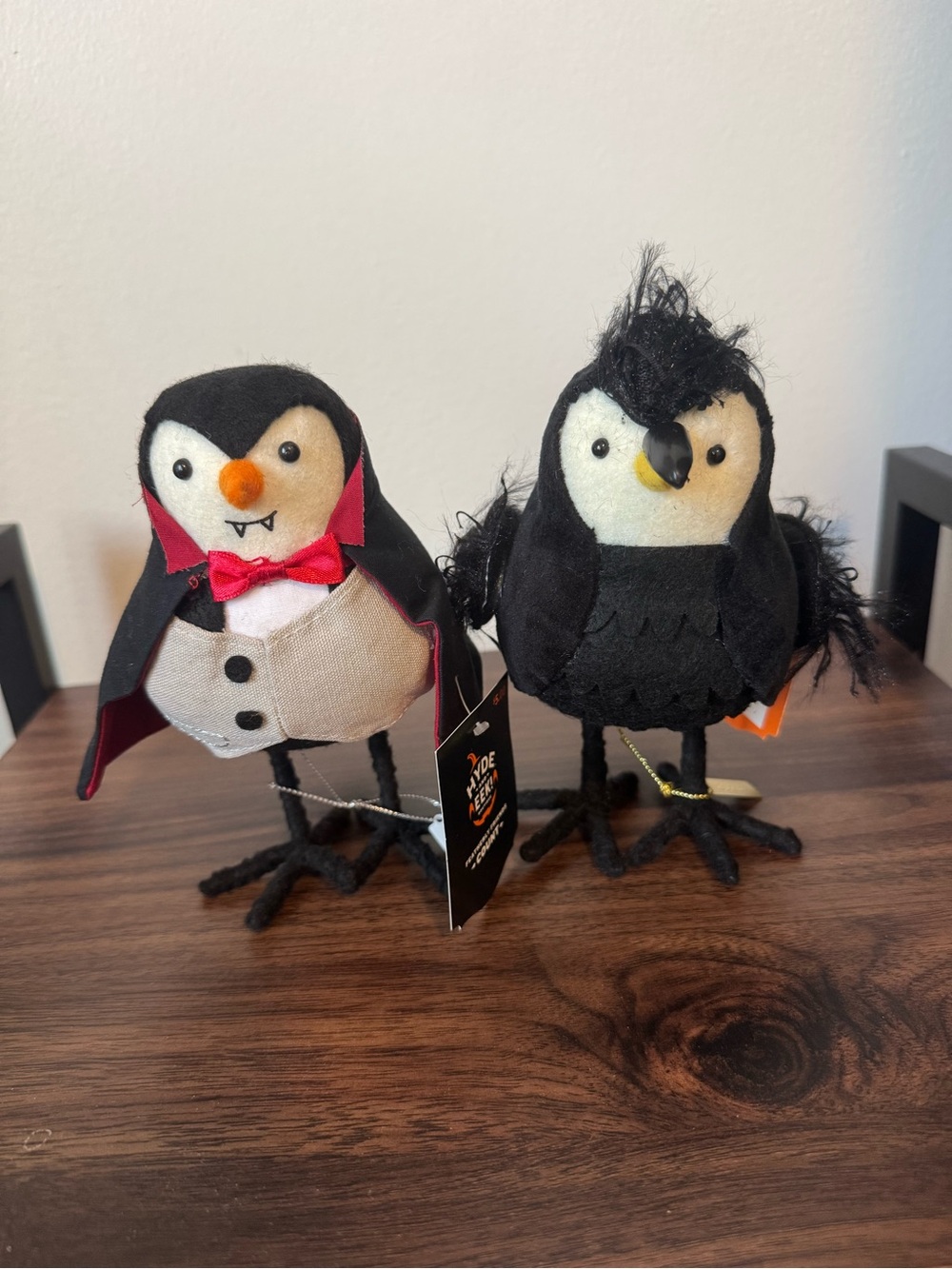 2 NWT Featherly Friends Hyde & Eek! 2023 Target Birds - COUNT & SHADOW